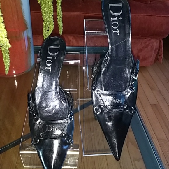 Dior Shoes - COPY - DIOR Pointed Toe Slide Pumps